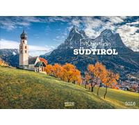 Faszination Südtirol 2026: Großer Foto-Wandkalender mit Bildern aus Nord-Italien. PhotoArt Panorama Querformat: 58x39 cm.