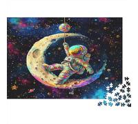 Fat Baby Astronaut 1000 Piece Jigsaw Puzzles for Adults with No Reflection Personalised Jigsaws for Mindfulness Activities for Adults in Hobby Kits for Adults 70x50cm/1000pcs