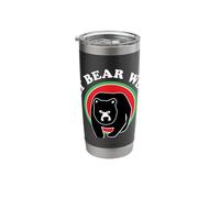 Fat Bear W elebrate Winter Hibernation Stainless Steel Insulated Tumbler