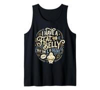 Fat Belly L is Silent Diet Gift Ideas Gift for Dad Tank Top