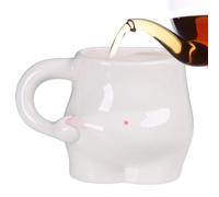 Fat Belly Mug Cute Ceramic Coffee Cup Body Art Gift