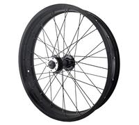 Fat Bike Front Wheel 20 x 4.0 inch, Beach Snow Bike Wheels, Aluminum Alloy Disc Brake eBikes Wheel