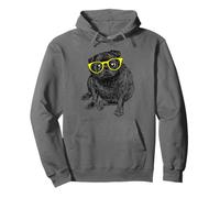 Fat Black Pug Pullover Hoodie