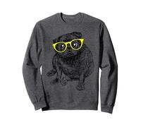 Fat Black Pug Sweatshirt