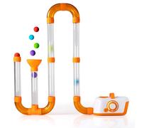 Fat Brain Air Toobz | Air-Powered Ball and Tube Physics Toy | Science Experiments for Kids | Creative Stem Toys | Kids Toys Ages 3+ Years, B-23149