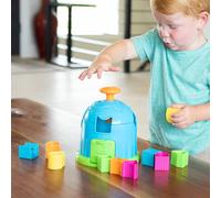 Fat Brain Toys F267 Fat Brain Factory, Kids Preschool, Shape Sorter, Sorting Building Sets, Early Development Toy for Babies Aged 18 Months and Older, Multicoloured