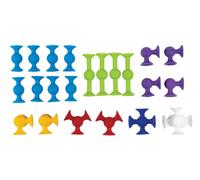 Fat Brain Squigz Sorting Stacking & Bath Toy Starter Set for Toddlers - F0881ML