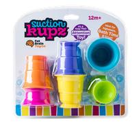 Fat Brain Toys Stackable Suction Cup Glass Suction Kupz