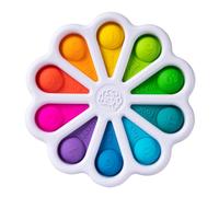 Fat Brain Toys Sensory Toy Dimpl Digits - Number Learning Push & Pop, Multi-color, Medium, 2+ years