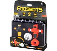 Fat Brain Toys - Tabletop Game - Foosbots 2-Pack - Football 2-Player Trickshot - Orange & Green