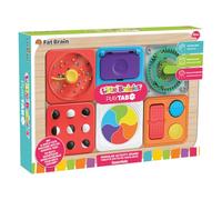Fat Brain Toys PlayTab Essential Set, Magnetic Sensory Activity Board, Motor Skills, On-the-Go Play, Toddler Educational Toy, Textures and Gears for Ages 12 Months and Up