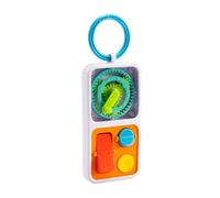 Fat Brain Toys PlayTab On The Go - Busy Board, Sensory Toys, 12M+ | Pram Toys with Busy Board - Sensory Toys, Fine Motor Skills Toys, Stroller Clip, Travel Case, 12 Months+