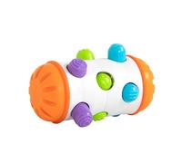 Fat Brain Toys Rolio - Sensory Rolling Toy for Babies with Textured Pegs & Rattling Sound - Early Development & Activity Toys - Baby Sensory Toys - Baby Toys 6 Months Plus - Unisex