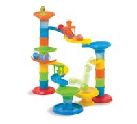 Fat Brain Toys Roll & Bounce Tower - Beginner Ball Run for Toddlers & Kids