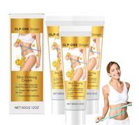 Fat Burning Cream for Abdomen, Anti-Cellulite Cream, Belly Fat Burning and Firming Cream, Ginger Sweat Cream Suitable for Abdomen, Waist (60 g, 3 Pieces)