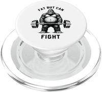 Fat But Can Fight Gorilla Strongman Strong Dad Gym Fitness PopSockets PopGrip for MagSafe