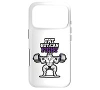Fat But Can Fight Gym Funny Gym Workout Unicorn Bodybuilding Case for iPhone 17 Pro