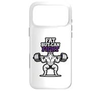 Fat But Can Fight Gym Funny Gym Workout Unicorn Bodybuilding Case for iPhone 17 Pro Max