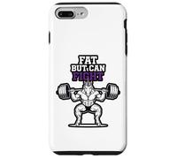 Fat But Can Fight Gym Funny Gym Workout Unicorn Bodybuilding Case for iPhone 7 Plus/8 Plus