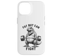 Fat But Can Fight T Rex Strongman Strong Dad Gym Fitness Case for iPhone 14