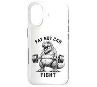 Fat But Can Fight T Rex Strongman Strong Dad Gym Fitness Case for iPhone 17