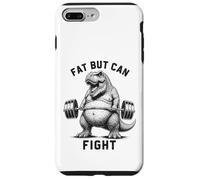 Fat But Can Fight T Rex Strongman Strong Dad Gym Fitness Case for iPhone 7 Plus/8 Plus