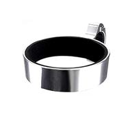 Fat-Cat Bike Handlebar Cup Holder, Clinch Bottle Cages，Black with Multi-Way Mount for Commuters and Road Bike (Silver)