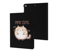 Fat Cat Slim Case Compatible with iPad 10th 9th 8th 7th Generation 2022 2021 2020 2019 Protective Cover Stand