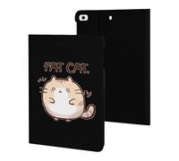 Fat Cat Slim Case Compatible with iPad 10th 9th 8th 7th Generation 2022 2021 2020 2019 Protective Cover Stand