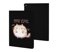 Fat Cat Slim Case Compatible with iPad 10th 9th 8th 7th Generation 2022 2021 2020 2019 Protective Cover Stand