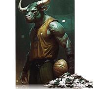 Fat Cat Stylish Suit Puzzles 1000 Pieces Wood Puzzle Jigsaws for Adults Educational Game Challenge Toy 1000pcs (75x50cm)