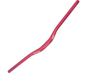 Fat-Cattie MTB Mountain Bike Handlebar, Aluminum Alloy MTB Handlebar, 31.8mm Diameter, 720mm Wide Bicycle Bar(25° Handlebar 720mm) (Red)