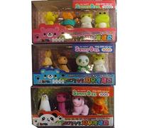 Fat-catz-copy-catz 1x Pack of Novelty Collectable Colourful Cute Animals: Designs Vary Random Selection, Erasers Rubbers