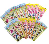 Fat-catz-copy-catz 20x Small Sheets of Dinosaur T-Rex Prehistoric Stickers for Craft Scrap Books Card Making Gift Party Bags