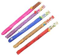 Fat-catz-copy-catz 2X Pairs Wooden Decorative Chopsticks Anti-Slip with Silk Covers Durable Authentic Chinese Korean Japanese Chocksticks