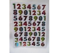 Fat-catz-copy-catz 550+ Childrens Numerical Reward Stickers Numbers 1 to 0 for kids, motivation merit/praise school teacher labels, craft card making