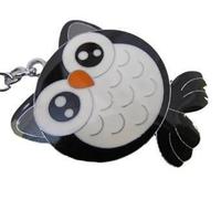 Fat-catz-copy-catz Animated owl barn birds animal enamel metal keyring