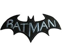 Fat-catz-copy-catz Batman Logo D.C comics smooth style iron on heat transfer or sew on embroidered clothes patch Sew on Batman (Bat shape) Patch