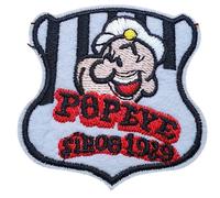 Fat-catz-copy-catz Cartoon Popeye The Sailor Man Logo Embroidered Patch Badge Iron or Sew on Patch 6cm x 4cm