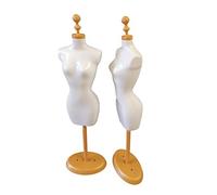 Fat-catz-copy-catz Doll sized 2x White mannequins with stands Plastic (Doll Not included) Made for 11" Sized Girl Dolls