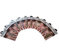 Fat-catz-copy-catz Fantastic Offer: 10 x mixed packs sheets of nail art foils, wraps, stickers bundle various designs
