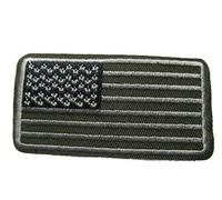 Fat-catz-copy-catz Khaki USA United States of America stars & stripes Patriotic Flag iron sew on clothes patch