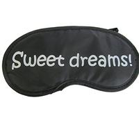 Fat-catz-copy-catz Ladies, mens novelty eye sleeping travel mask cover with slogans: sweet dreams, 10 more mins (sweet dreams)