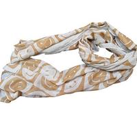 Fat-catz-copy-catz Neon Colours Happy Face Hippy Style Ladies Long Scarf, Shawl, Wrap, Sarong (Neon Beige Happy Face Scarf)