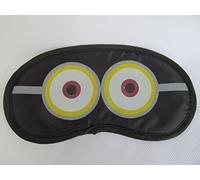 Fat-catz-copy-catz Quality Kids Adults Novelty Eye Sleeping Travel mask Cover Shade (Black Minions mask)