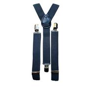 Fat-catz-copy-catz Quality Slim Narrow Adjustable Unisex Adult Child Elastic Clip-on Braces Suspender Y back Neon Belt One Size (Dark Grey Braces)
