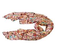 Fat-catz-copy-catz Quality Soft Feel Owls Birds on Branch, Owls in Love Pastel Ladies Scarf, Shawl, Wrap, Sarong (pale pink owls on a branch)