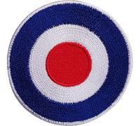 Fat-catz-copy-catz Royal Air Force Embroidered Iron/Sew On Patch MOD RAF Army Target Lambretta Badge 6.5cm