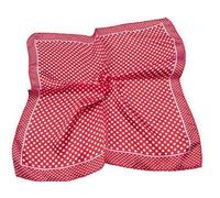 Fat-catz-copy-catz Vintage Elegant Ladies fashion 50cm Square Head/Neck Scarf Various Styles silk satin feel (red polka dots #25)