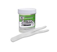 Fat Cow Fishing Jig Strips Split Tail - 8 Bait Trailers, 5" x 1/2" (Ghost White)